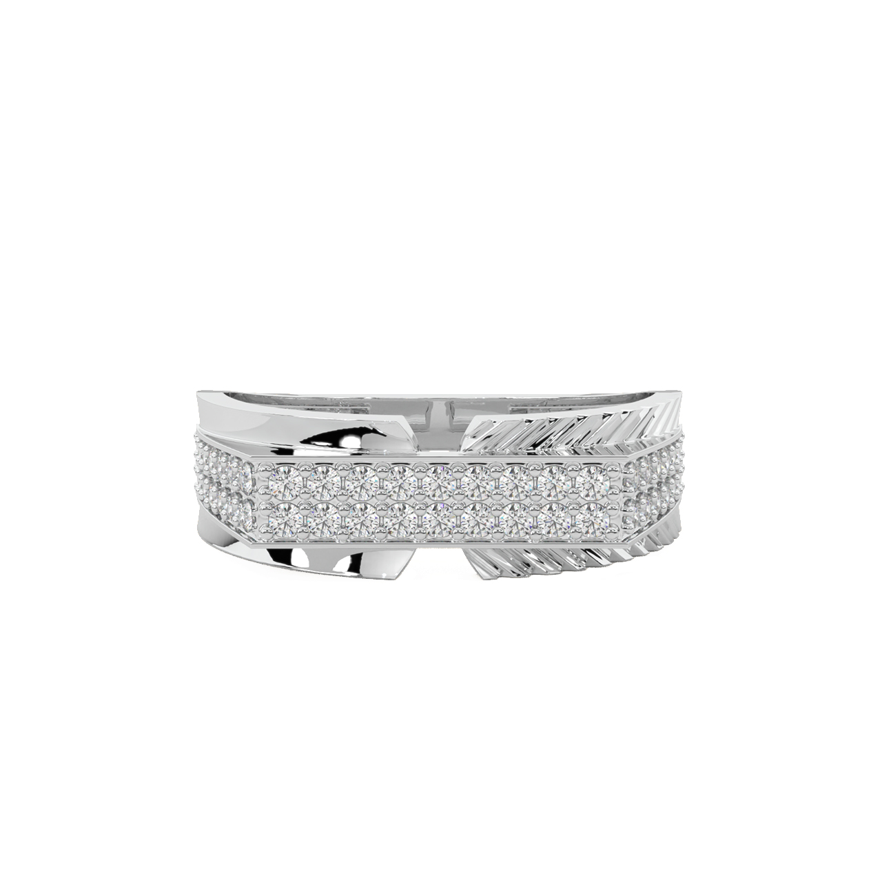 Robby Round Diamond Ring For Him